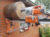 Boorwerk gat van 400mm.